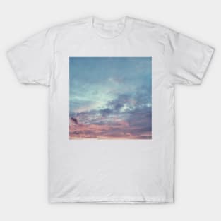 Pink and Blue Summer Sunset T-Shirt